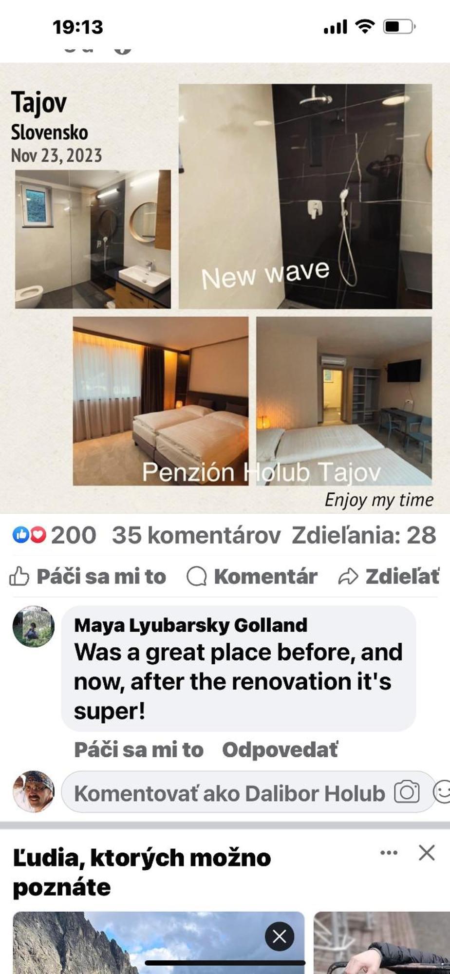 Penzion Holub Tajov Exterior foto